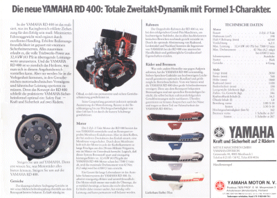 YAMAHA RD400 (C)