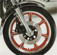 Gussfelge Modell 1978 bis 1979 (Variante in rot)